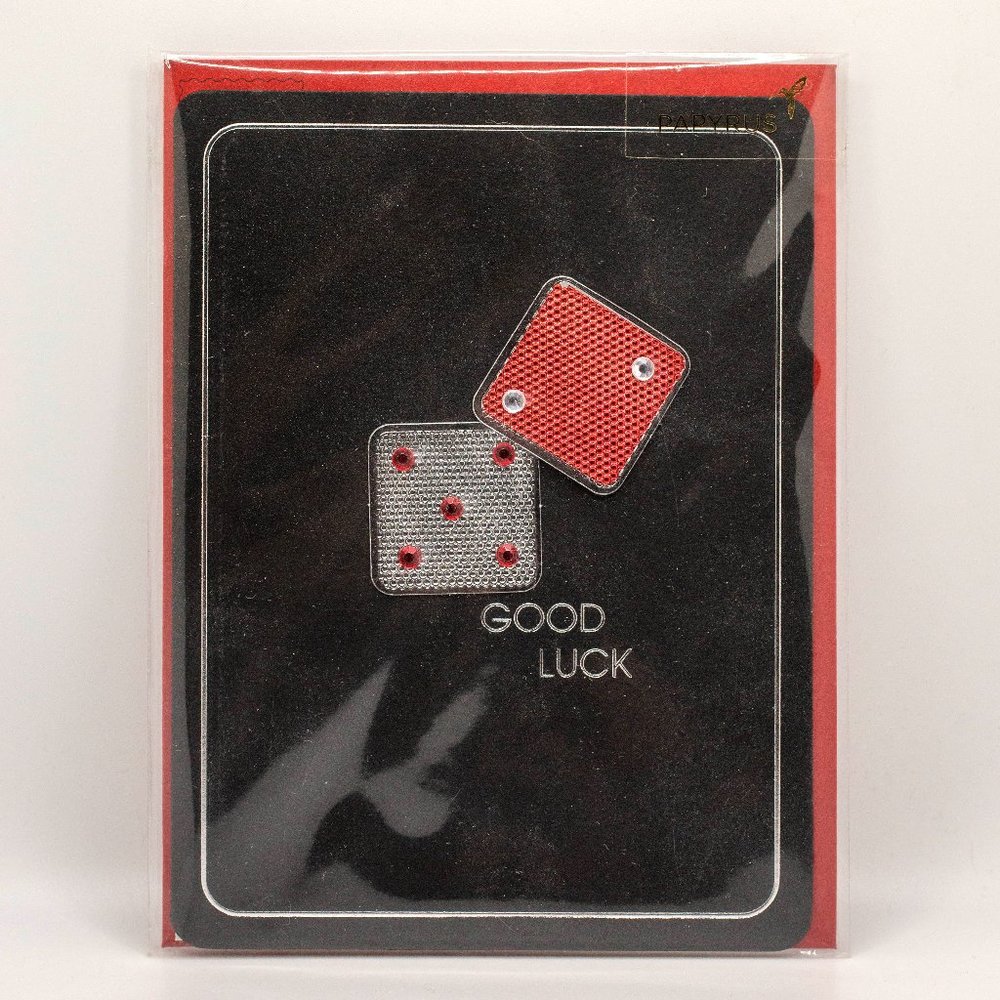 Good Luck Roll the Rice Papyrus Card